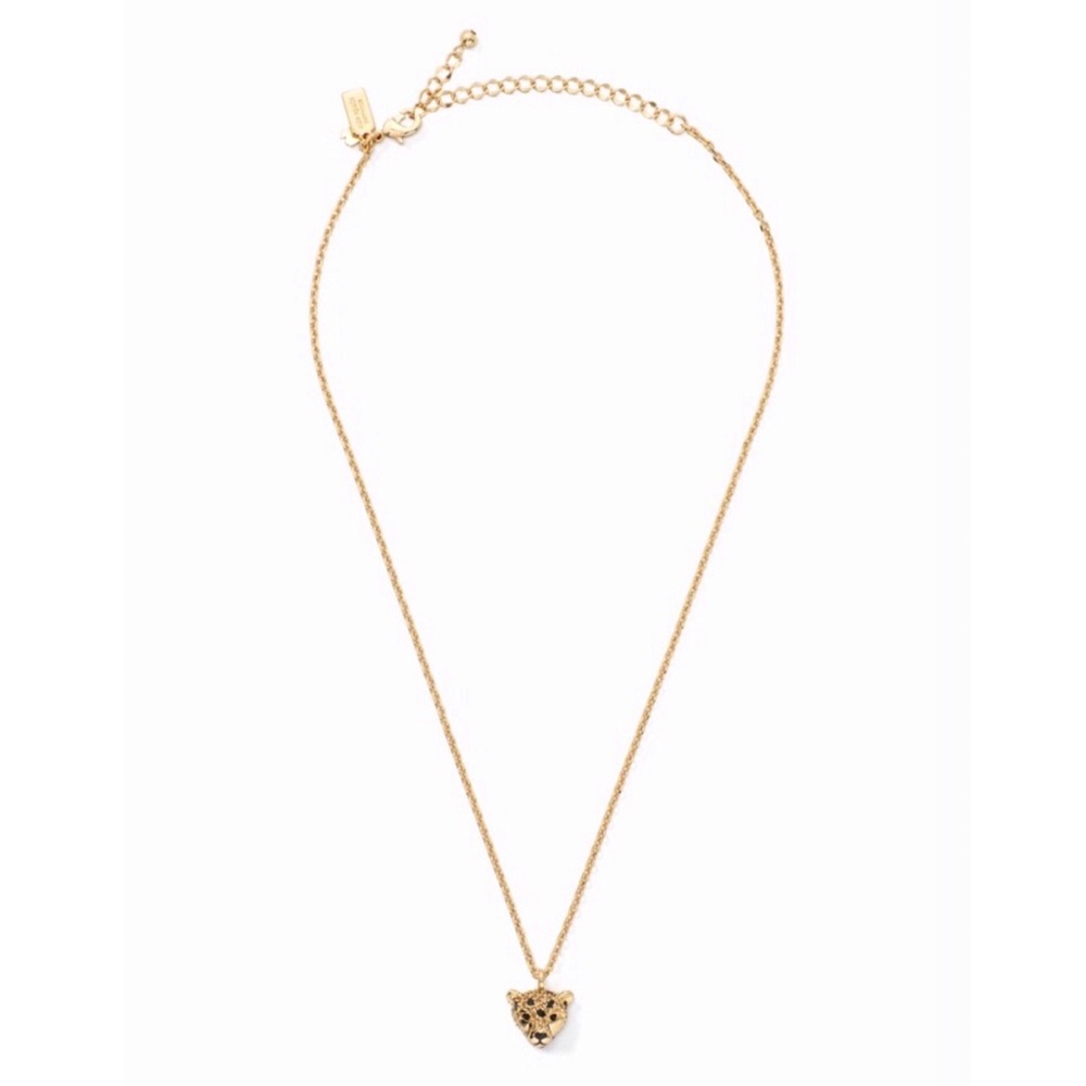 KATE SPADE • Run Wild Cheetah Necklace - Picture 3 of 8